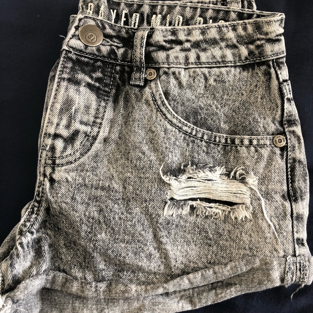 Distressed/Frayed Jean Shorts